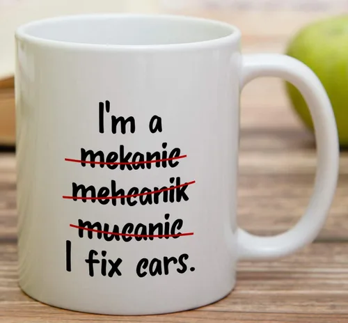 Miniatura 3 de Retreez Taza divertida – I'm A Mechanic I fix Cars Automobile - Tazas de café de cerámica de 11 onzas – Divertido, sarcasmo, sarcástico