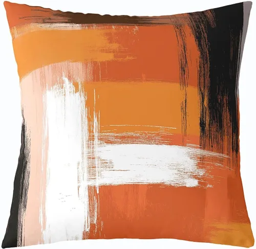 Miniatura 9 de Feelyou Juego de 4 fundas de almohada abstractas, funda de cojín moderna de arte abstracto para decoración del hogar, sala de estar, funda de cojín