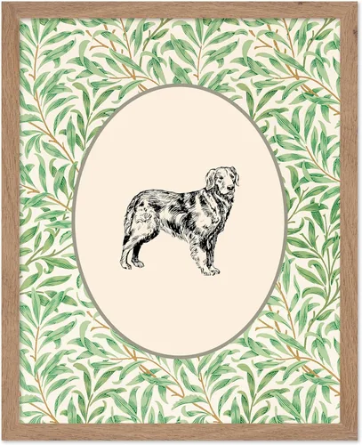 Miniatura 26 de Poster Master Póster Vintage de Cocker Spaniel Inglés - Impronta Retro de Perro - Arte Floral - Arte de Cachorros - Arte para Amantes de Animales