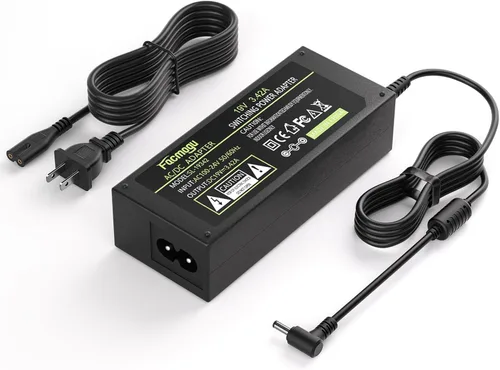 Miniatura 2 de Facmogu DC 19V 3.42A Fuente de alimentación, transformadores 100-240V AC a DC 19Volt de 65 vatios, adaptador de corriente convertidor con enchufe DC