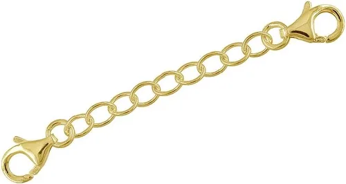Miniatura 7 de egemmall Extensor de conector de cadena de collar de plata de ley/cadena de seguridad con cierre de langosta