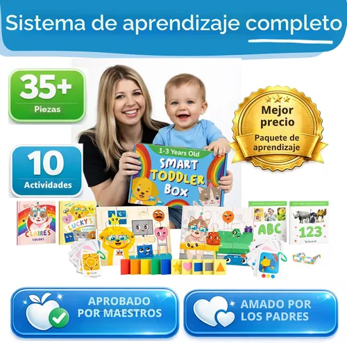 Miniatura 2 de TOYVENTIVE Libros educativos, tarjetas flash y rompecabezas: regalos de cumpleaños para niños de 1, 2, 3 y 4 años, juguetes de aprendizaje