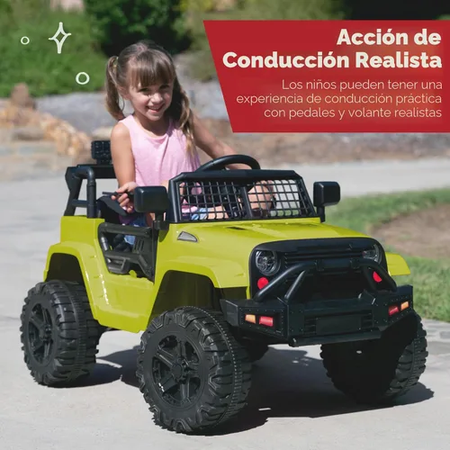 Miniatura 2 de Productos de la mejor elección, camioneta de juguete para montar de 12 V para niños con control remoto para padres, suspensión de resortes, luces