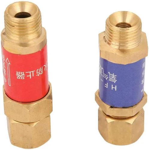 Miniatura 7 de Válvula antirretorno de oxígeno-acetileno, 1,5 oxígeno-acetileno antirretorno para equipos de soldadura de gas para hogares privados