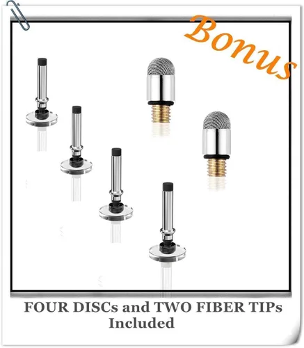 Miniatura 7 de MEKO Lápiz Universal, [Serie de Precisión 2 en 1] Lápices con Punta de Disco para Pantalla Táctil para Todas las Pantallas Táctiles Capacitivas