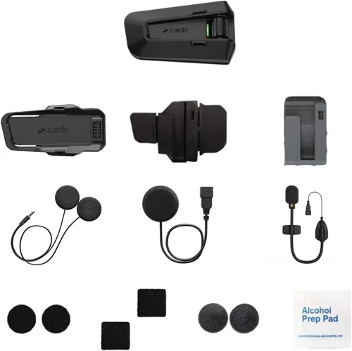 Miniatura 8 de Cardo PACKTALK PRO - Sistema de comunicación para casco de motocicleta con intercomunicación, detección de caídas, encendido/apagado automático