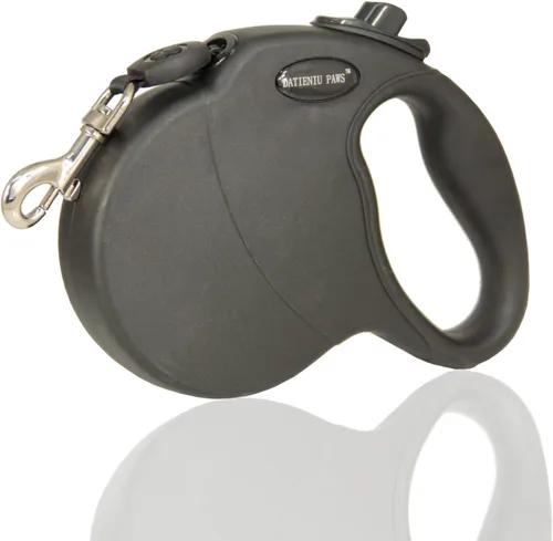Miniatura 7 de Correa retráctil para perro, manos libres, longitud ajustable de 16 pies con bloqueo de seguridad, cinturón de nailon duradero para perros pequeños