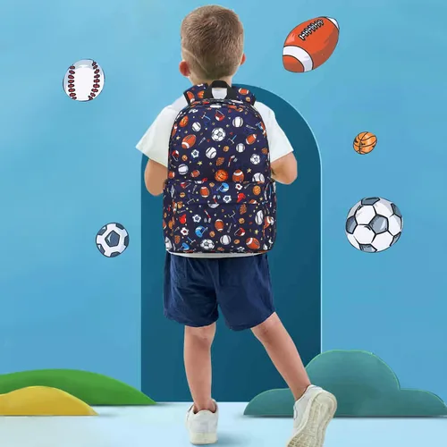 Miniatura 63 de CAMTOP - Conjunto de mochila y lonchera con estampados divertidos para niños de preescolar y primaria), Y0058-2