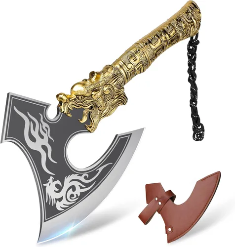 Miniatura 11 de ROCOCO Cuchillo de corte de huesos, cuchillo de carnicero de hueso de carne forjada a mano, hacha de cortar, idea de regalo de Acción de Gracias