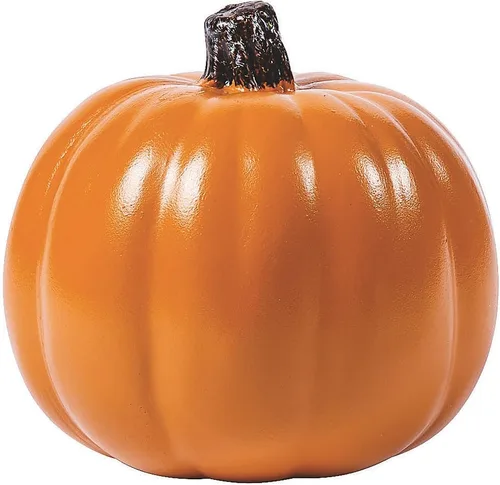 Fun Express Calabaza artesanal de 5 pulgadas, manualidades y manualidades para niños, proyectos temáticos de Halloween y otoño, decoración de