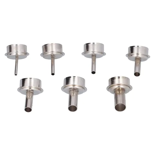 Miniatura 3 de Kit de boquilla de pistola de aire caliente, boquilla recta para pistola de aire caliente, estación de soldadura, boca oblicua universal para 861
