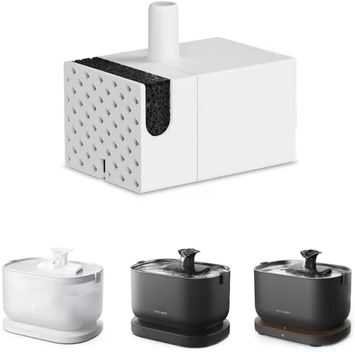 Miniatura 15 de PETLIBRO - Dockstream - Dispensador automático de agua potable para gatos, perros y mascotas, inalámbrico, que funciona con batería, con bomba
