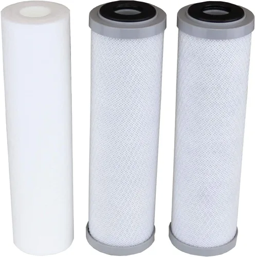 Juego de filtros APEC compatibles con la parte inferior 3 filtros para el modelo ROES-50, ROES-75, RO-45, RO-90, RO-PH90, RO-PERM, RO-Pump, RO-Hi,