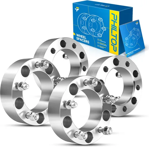 Miniatura 18 de PHILTOP Espaciador de rueda de 4 x 4 de 2 pulgadas, espaciadores de rueda centrados en las lengüetas para Polaris Trail Boss 330 2003-2013, Trail