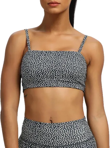 Aoxjox - Brasier deportivo para mujer tipo camiseta sin mangas, bandeau, para entrenamiento, aptitud física, correr o yoga