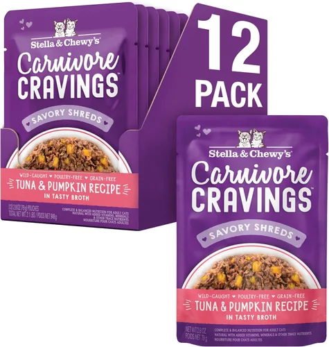 Miniatura 15 de Stella & Chewy's Carnivore Cravings - Alimento húmedo para gatos, bolsas de primera calidad, sin granos, pollo y atún con alto contenido