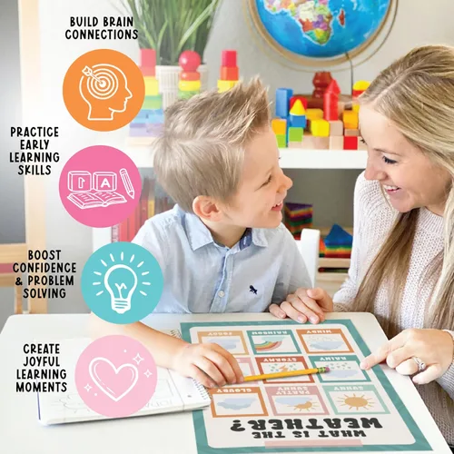 Miniatura 8 de Hadley Designs 16 pósters educativos laminados para niños pequeños de 1 a 3 años, pósters de aprendizaje para niños pequeños para preescolar