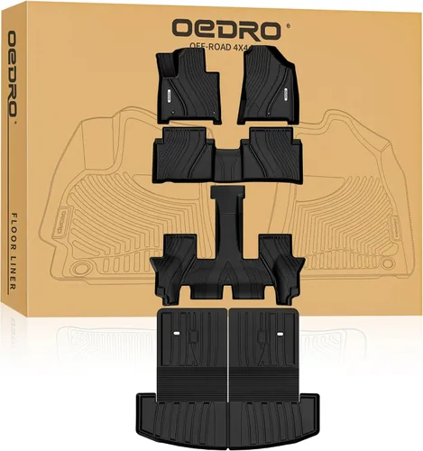 Miniatura 9 de OEDRO Alfombrillas para Hyundai Santa Fe GLS/Limited/Limited Ultimate/SE/SE Ultimate y Santa Fe Sport Base/2.0T/2.0T Ultimate de 5 plazas TPE