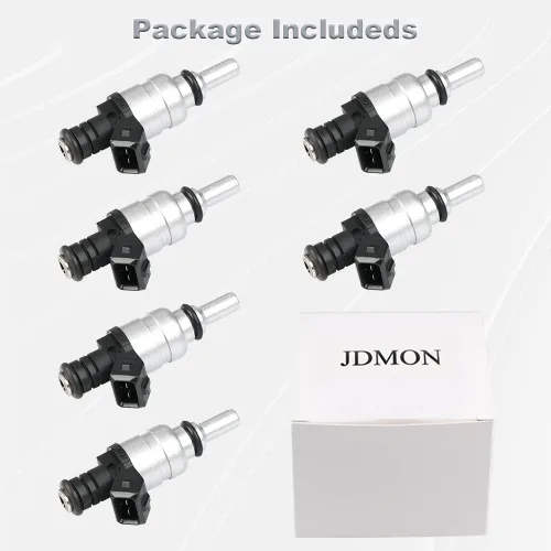 Miniatura 8 de JDMON Inyectores de combustible de repuesto para BMW 320i 323i 325ci 325i 325xi 525i 528i X3 Z3 Z4 2.2L 2.5L 2.8L I6 1427240 1439800 FJ663 852-12172