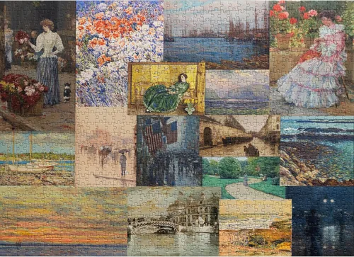 Miniatura 9 de Rompecabezas prémium de 1000 piezas de Paul Cezanne para adultos, sin reflejos, suave al tacto, fabricado en Estados Unidos, ideas de regalo