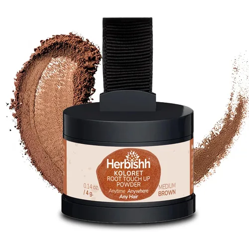 Miniatura 12 de Koloret - Polvo de retoque de raíz, polvo negro natural para mujeres y hombres, cobertura instantánea de raíces para cobertura de canas, corrector