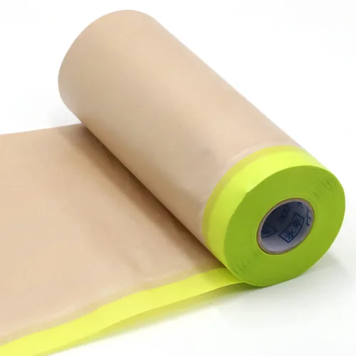 Papel de enmascarar, papel de enmascaramiento de pintura con adhesivo, rollo de papel para pintores de 20 pulgadas x 50 pies, papel para pintores de