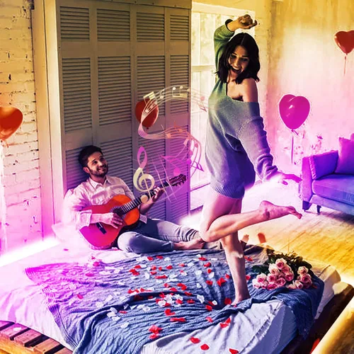 Miniatura 8 de Phopollo - Luces LED de 200 pies para dormitorio, sincronización de música, cambio de color, control inteligente de aplicación con control remoto