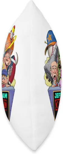 Miniatura 2 de JEFF DUNHAM Houston, TX (2023) - Almohada de 16 x 16 pulgadas, multicolor