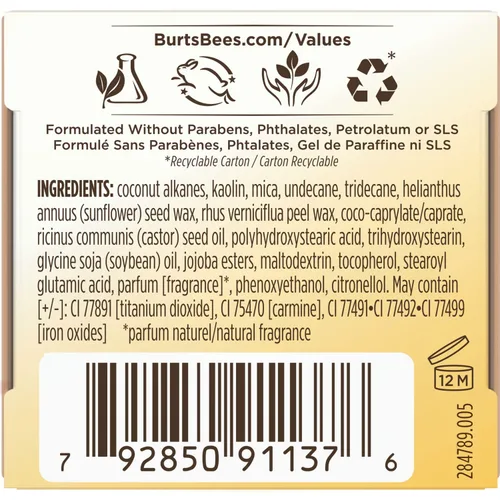 Miniatura 7 de Burt's Bees Color Nurture - Sombra de ojos en crema con color para construir para lograr la intensidad deseada, crema de mantequilla de caramelo