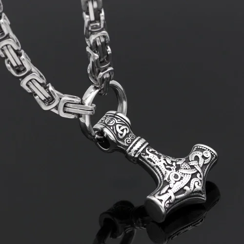 Miniatura 3 de GuoShuang - Colgante de acero inoxidable 316L con cadena de rey