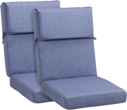 Miniatura 26 de BPS Cojín para silla mecedora de 20 x 20 pulgadas, resistente a la decoloración y al agua, cojines para sillas de patio con funda extraíble