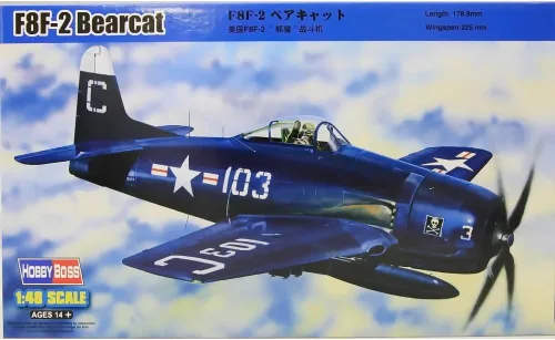 Miniatura 3 de Hobby Boss Kit de construcción de modelo de avión Bearcat F8F-2