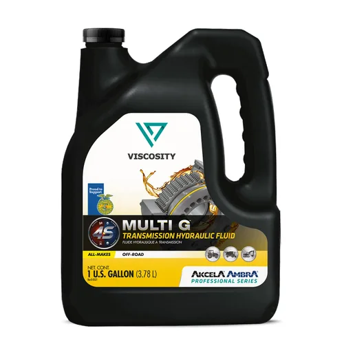 VISCOSITY Fluido hidráulico de transmisión Multi G, compatible con tractores Mahindra, McCormick - 1 galón - 77462JX2US
