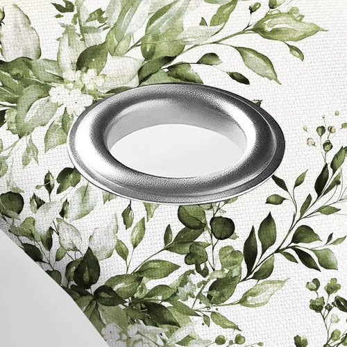 Miniatura 5 de Tititex - Juego de cortinas de regadera de eucalipto verde oliva, hojas de acuarela en la parte superior, decoración floral de baño, 72 x 78 Hojas