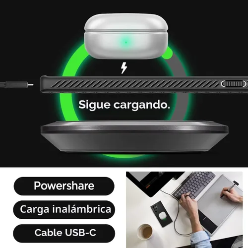 Miniatura 8 de Spigen Liquid Air - Funda diseñada para Galaxy S23 Ultra (2023) [protección de grado militar], color negro mate Mate negro
