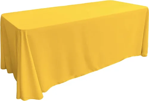 Miniatura 237 de LA Linen Mantel rectangular lavable de popelín de poliéster, resistente a las manchas y a las arrugas, cubierta de mesa 60x84, mantel de tela