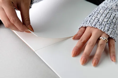 Miniatura 3 de Strathmore Bloc de papel Bristol serie 300, Vellum, encuadernado con cinta, 14 x 17 pulgadas, 20 hojas (100 lb/270g) - Papel de artista para adultos