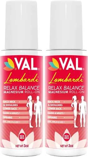 Miniatura 10 de VAL Lombardi Magnesio Roll-On 3oz Zechstein Magnesio + Árnica Alivio articular y muscular para espalda, cuello, piernas y pies