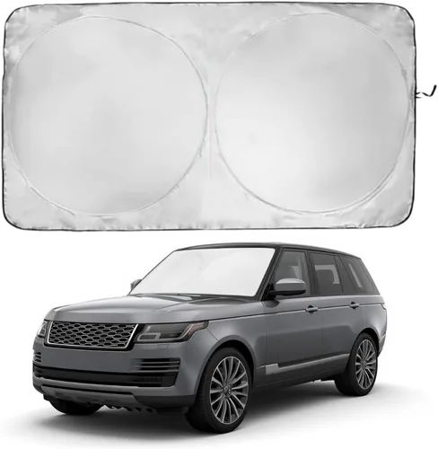 Miniatura 112 de Kinder Fluff Parasol para parabrisas Protección solar reflectante patentada para automóvil, certificado 99% de bloqueo UVR, interior fresco