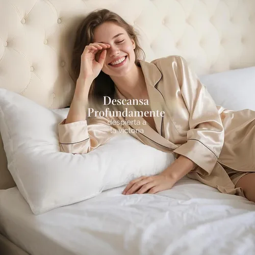 Miniatura 3 de viewstar Juego de 2 almohadas de cama tamaño Queen, calidad de hotel, almohada alternativa de plumón para dormir de lado, espalda o boca abajo