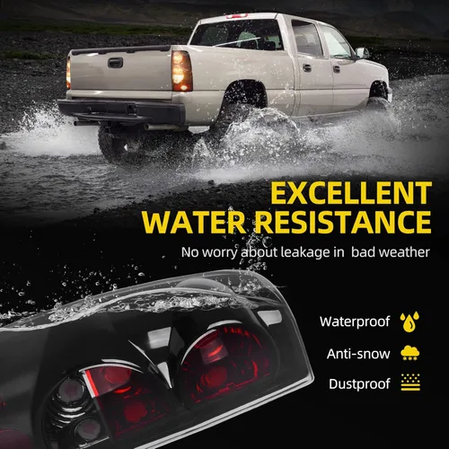Miniatura 4 de DWVO Luces traseras compatibles con Chevy Silverado 1999-2006 1500 2500 3500 y 2007 Silverado Classic Body Style, 1999-2002 GMC Sierra 1500 2500 OE