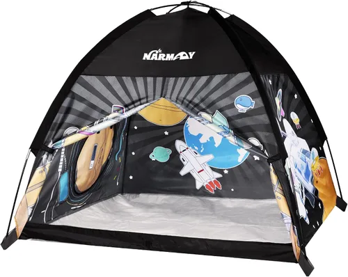 NARMAY® Play Tent Space World Dome - Tienda de campaña para niños, diversión en interiores y exteriores, 48 x 48 x 40 pulgadas