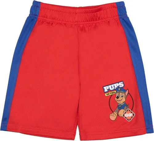 Miniatura 4 de Nickelodeon Paw Patrol Pups To The Rescue - Conjunto de 3 piezas para niños, camiseta de manga corta, pantalones cortos y pantalones deportivos