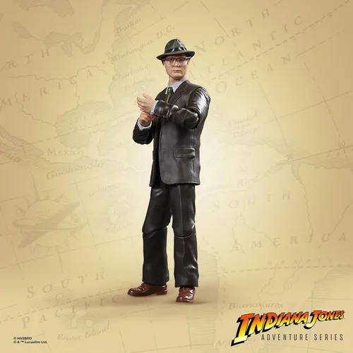 Miniatura 4 de Indiana Jones y La Dial del Destino Serie de Aventuras Figura de Acción Doctor Jürgen Voller, Figuras de Acción de 6 Pulgadas para Niños a Partir