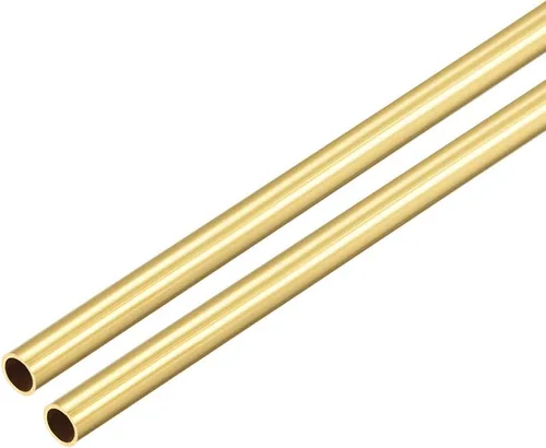 Miniatura 10 de uxcell Tubo redondo de latón, 11.811 in de longitud de 0.079 in de diámetro exterior de 0.020 in de grosor de pared, tubo recto sin costuras, 2