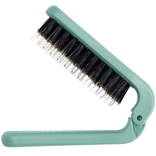 Miniatura 18 de Uffy MiniPop - Cepillo de viaje para el cabello, mini cerdas de jabalí plegables para mujeres, hombres y niños, peine compacto apto para niños