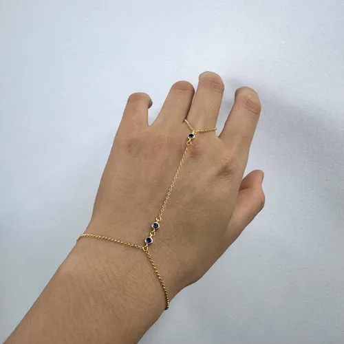 Miniatura 110 de Pulsera de plata de ley 925 para mujer, pulsera de mano para mujer, pulseras esclavas de 7 a 9 pulgadas ajustable