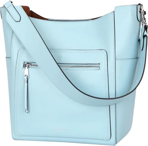 Miniatura 2 de Over Earth Bolsos de cuero para mujer, bolso de hombro Hobo, bolso de mano para mujer