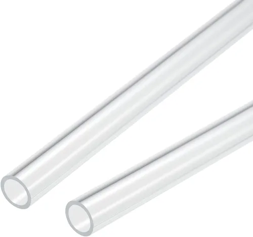 MECCANIXITY Tubo acrílico transparente rígido redondo tubo 0.472 in (1/2") ID 15mm (0.6") OD 10" para lámparas y linternas, sistema de refrigeración