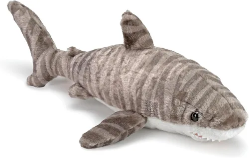 Wild Republic - Peluche de tiburón tigre, muñeco de felpa, juguete de peluche, regalos para niños, colección Cuddlekins - 13 pulgadas